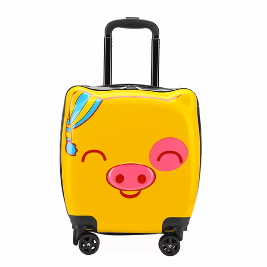 Novo designer de moda personalizável China Factory Mala ABS+PC Alumínio/PP/Carrinho de policarbonato Estojo rígido de viagem/Bagagem Shell para crianças e adultos
