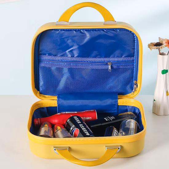 Conjunto de bagagem rígida de viagem mais recente caixa ABS com estojo cosmético